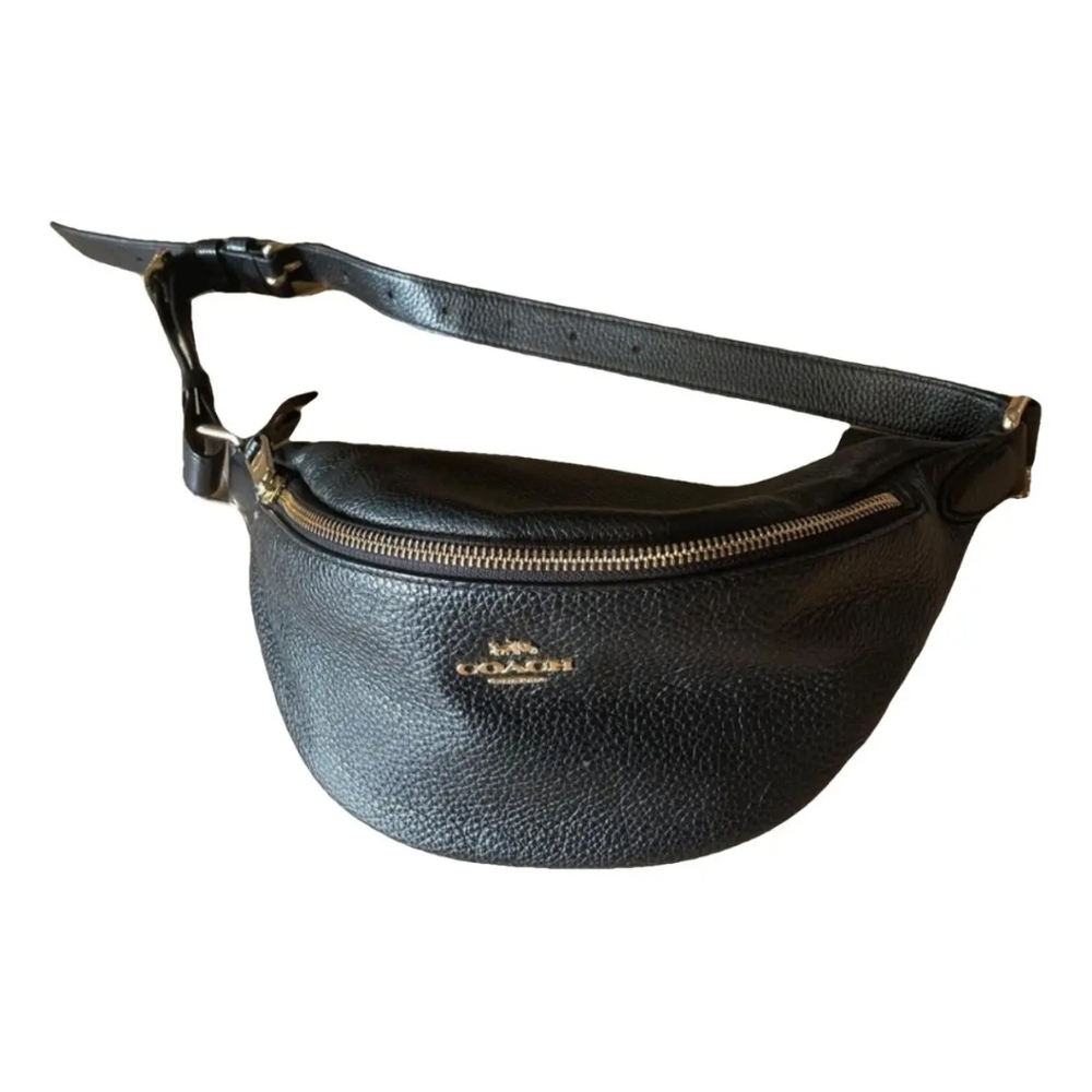 Authentic Coach Black Belt Fanny Waist Crossbody Bag